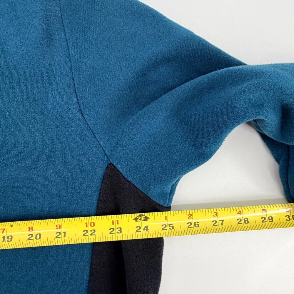 Adidas Essentials 3-Stripes Crewneck Sweatshirt Size XL Teal Blue‎ Pullover Mens